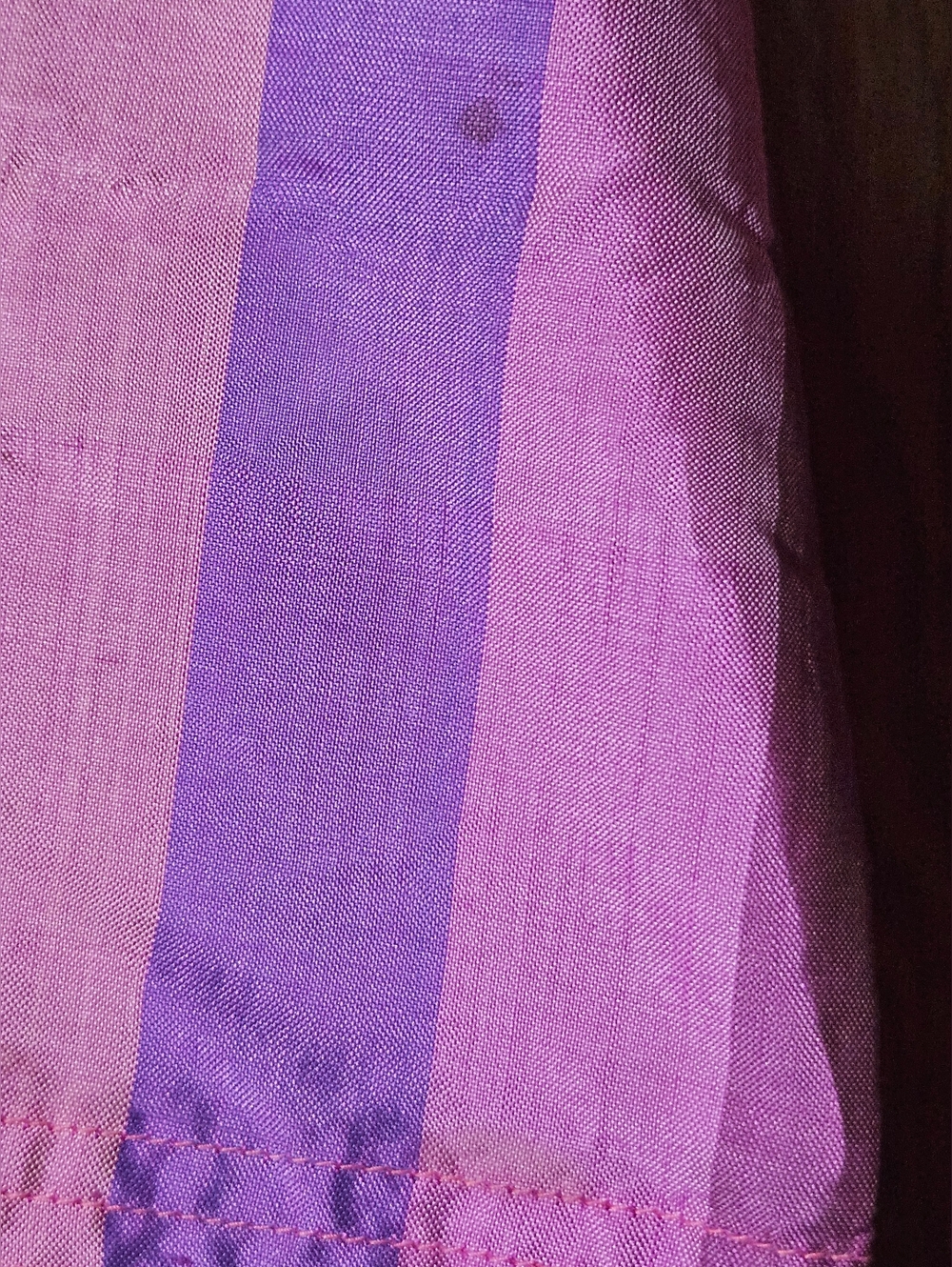 Fabulous Things Colorful Striped Hand Woven 100% Thai Silk Jacket Coat Size S - Picture 3 of 13